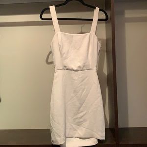 White Wilfred Backless Mini Dress